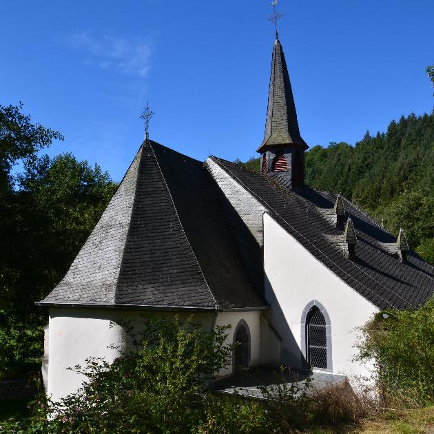 Hinteransicht der St. Jost Kapelle