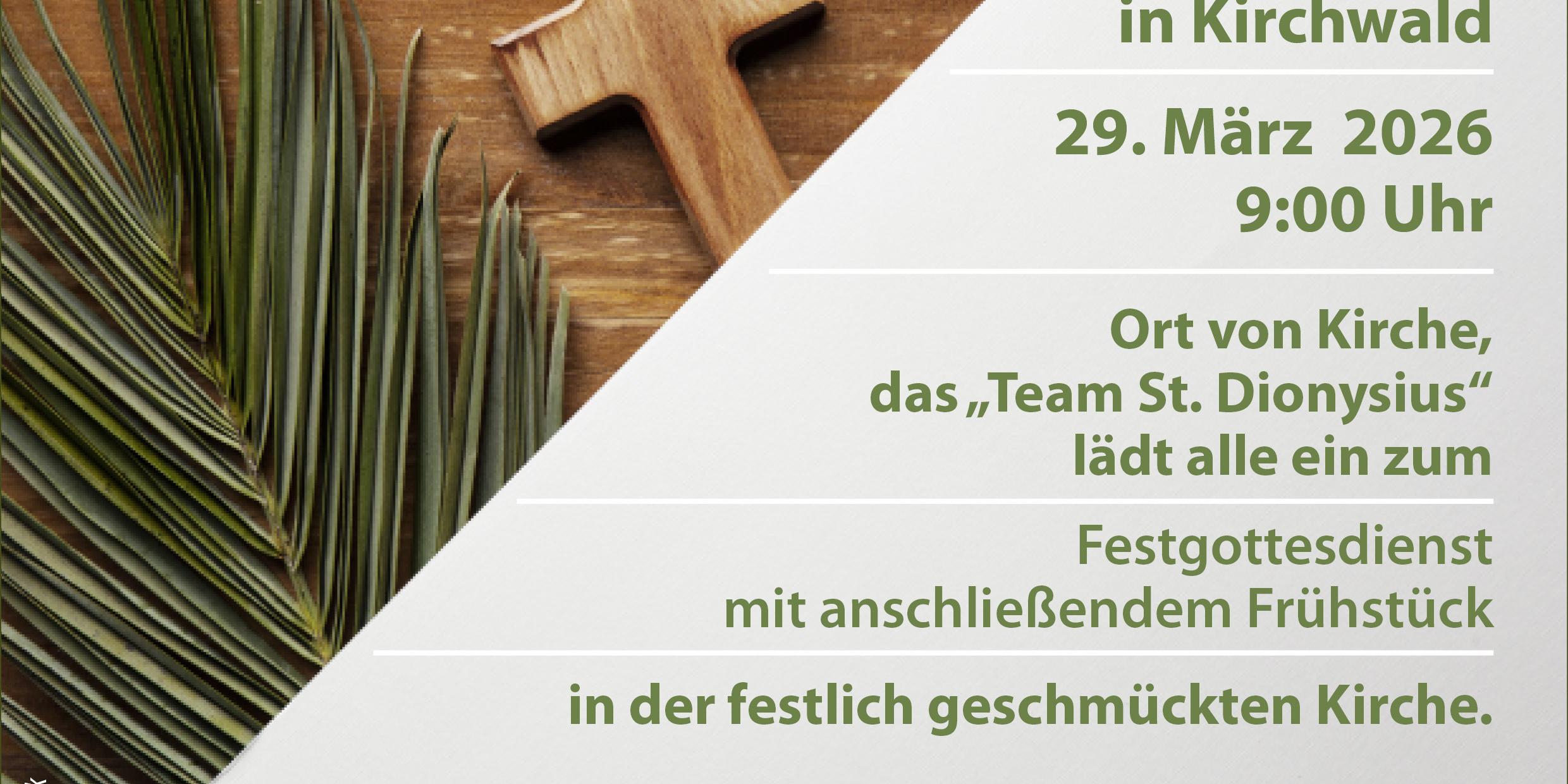 2026-03-29 Kirchwald_Einladung Palmsonntag_Fastenessen
