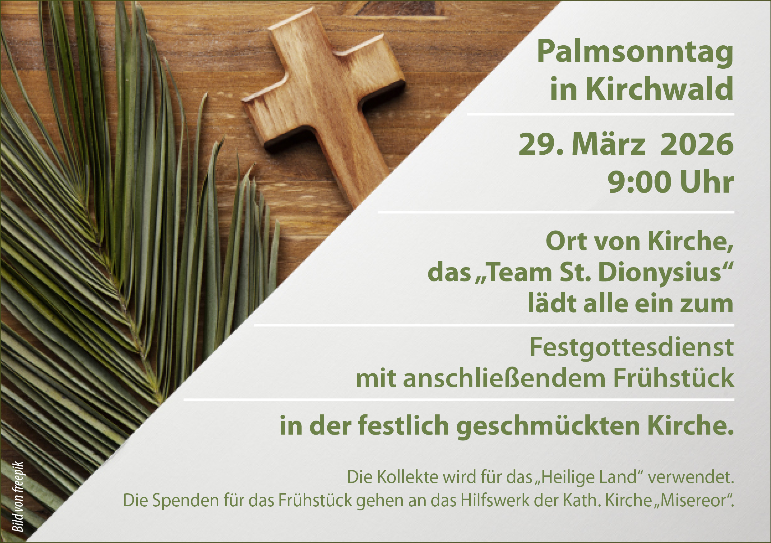 2026-03-29 Kirchwald_Einladung Palmsonntag_Fastenessen