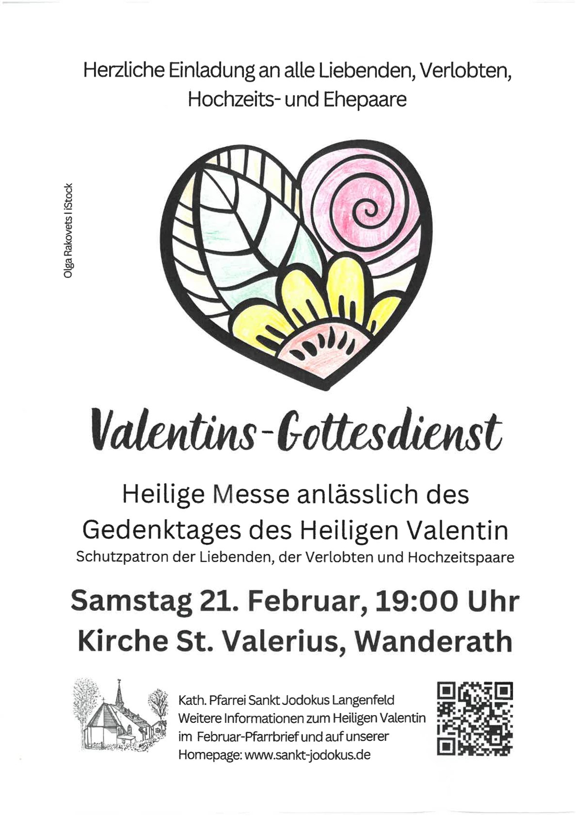 Einladung zum Valentinsgottesdienst 2026